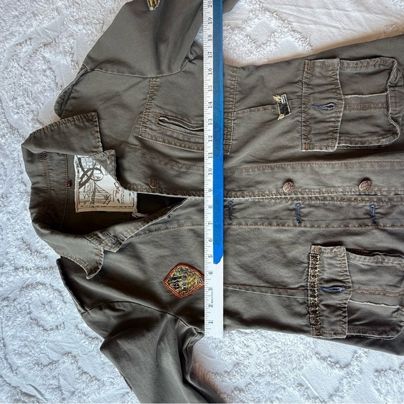 ChiQil Olive Utility Jacket for Women - Picture 8 of 10